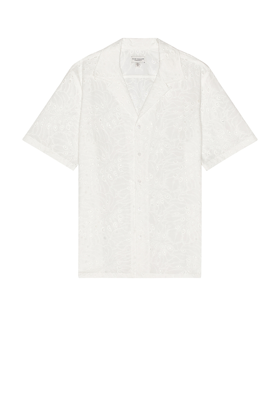 Monaco Eyelet Buttoned Down Top Monaco Eyelet Buttoned Down Top