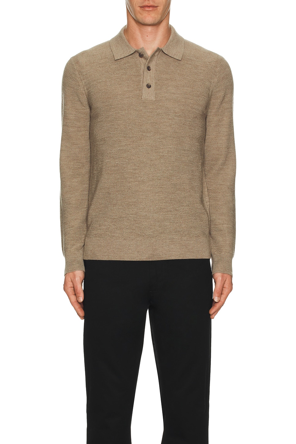 Refined Texture Polo - Thumbnail 3