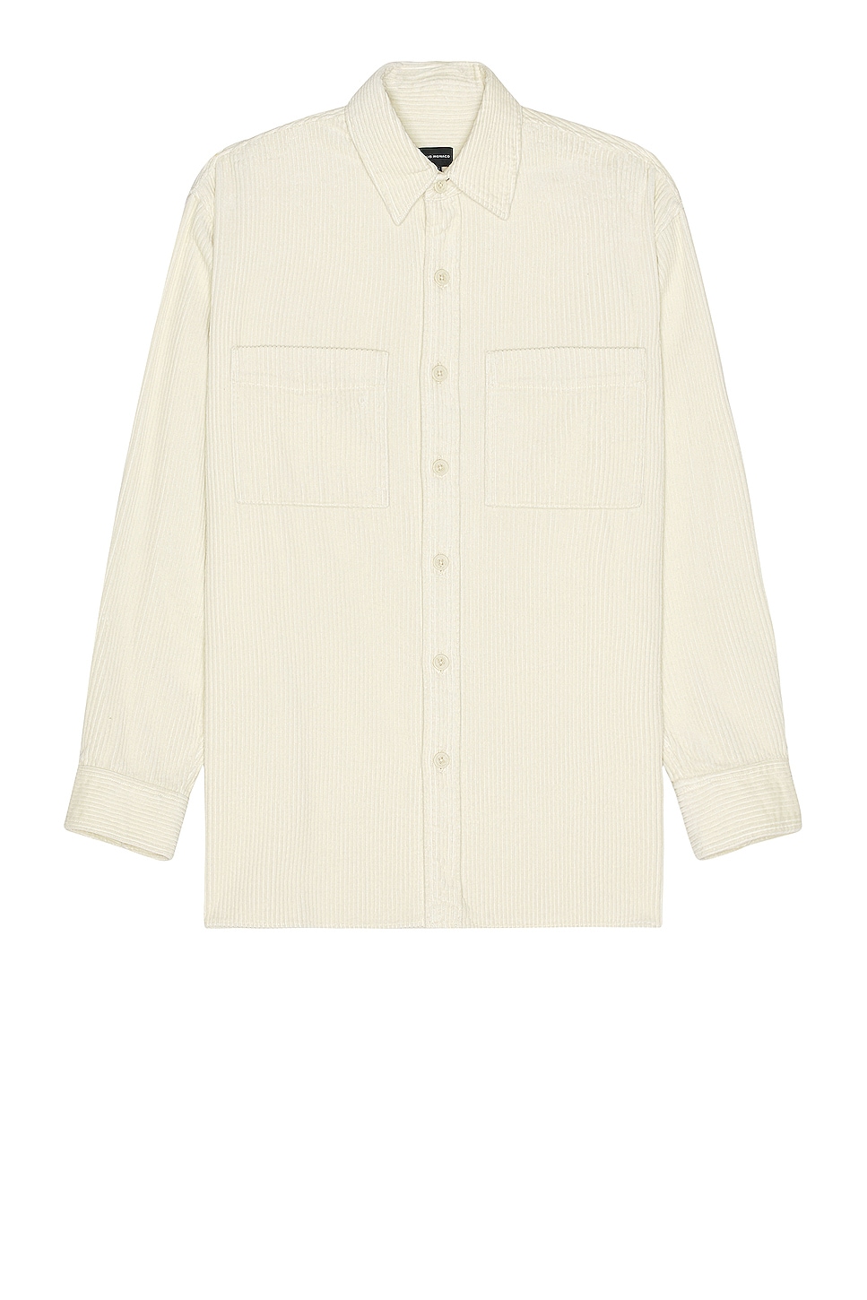 Monaco Shirt - White Crinkle Linen