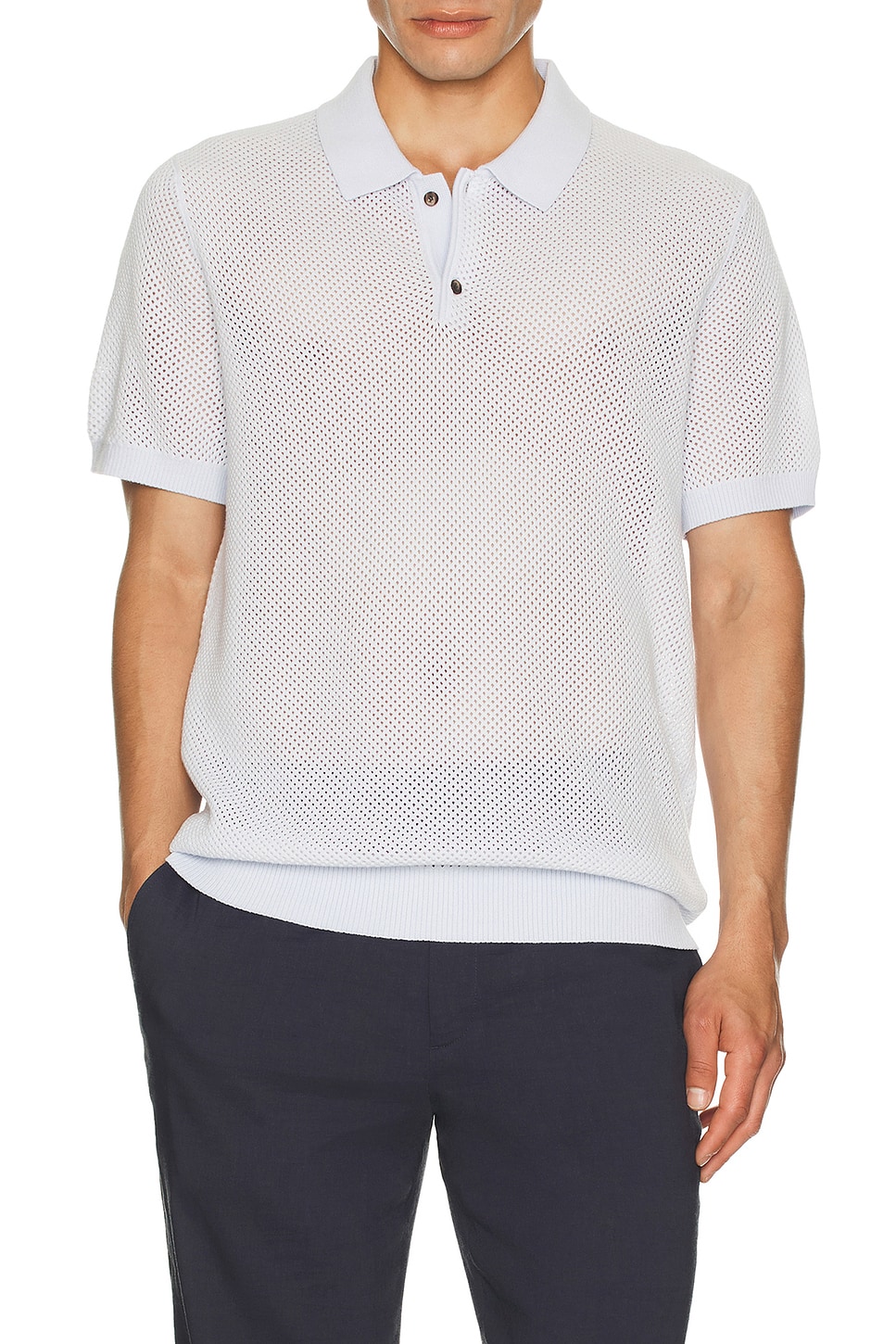 Textured Sweater Polo - Thumbnail 3