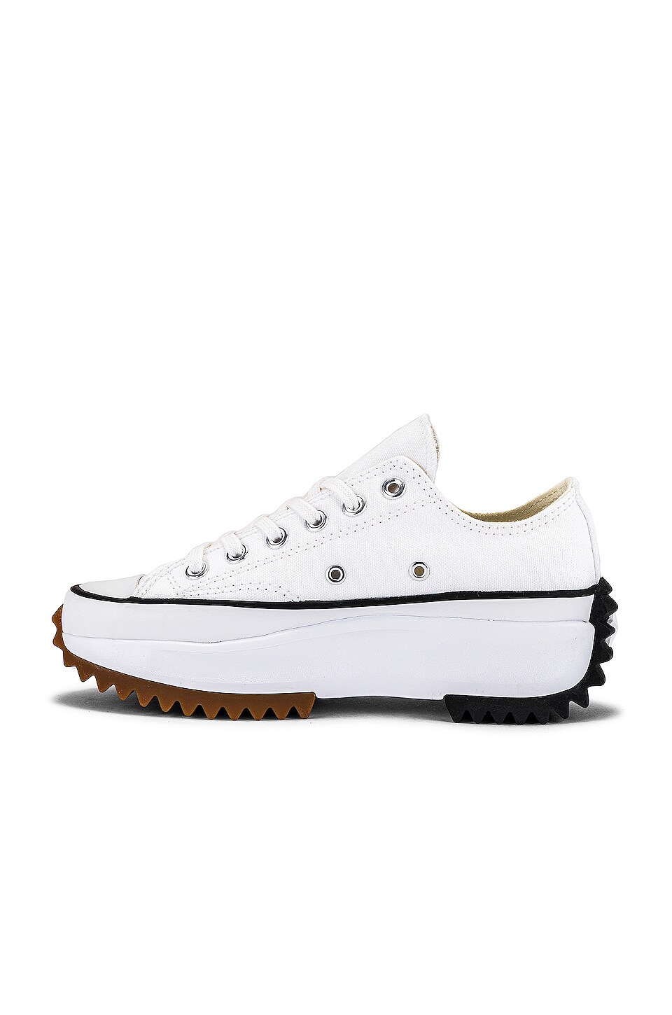 Converse Run Star Hike Platform Sneaker in White, Black & Gum | REVOLVE