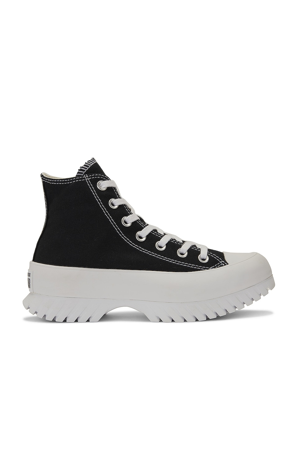 Converse Chuck Taylor All Star Lugged  Sneaker in Black, Egret, & White  | REVOLVE