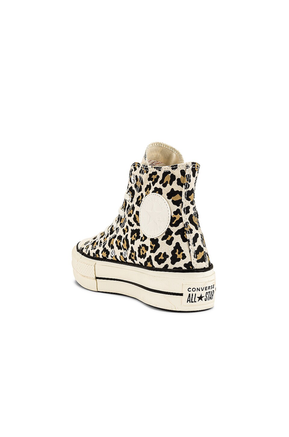 converse chuck taylor all star archive leopard print platform
