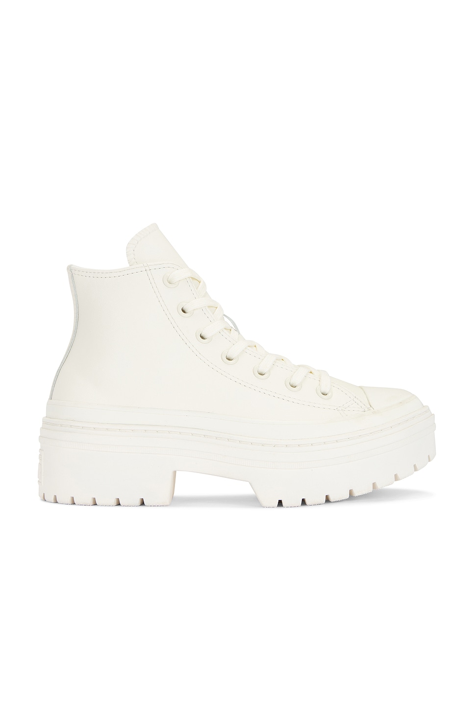 Converse leather platform white online