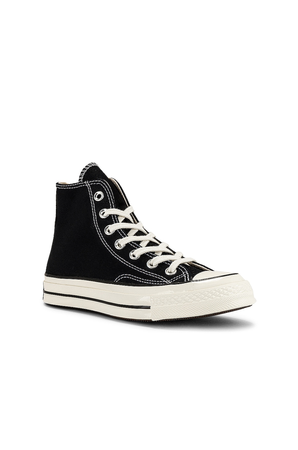 Converse Chuck 70 Hi Sneaker in Black & Egret | REVOLVE