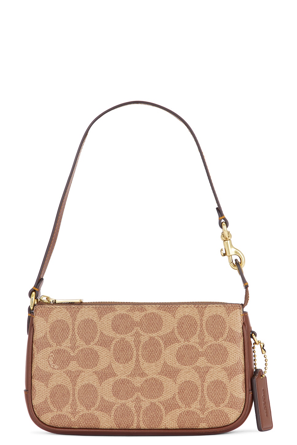 Coach Plaza 18 Shoulder Bag in Tan & Brown | REVOLVE