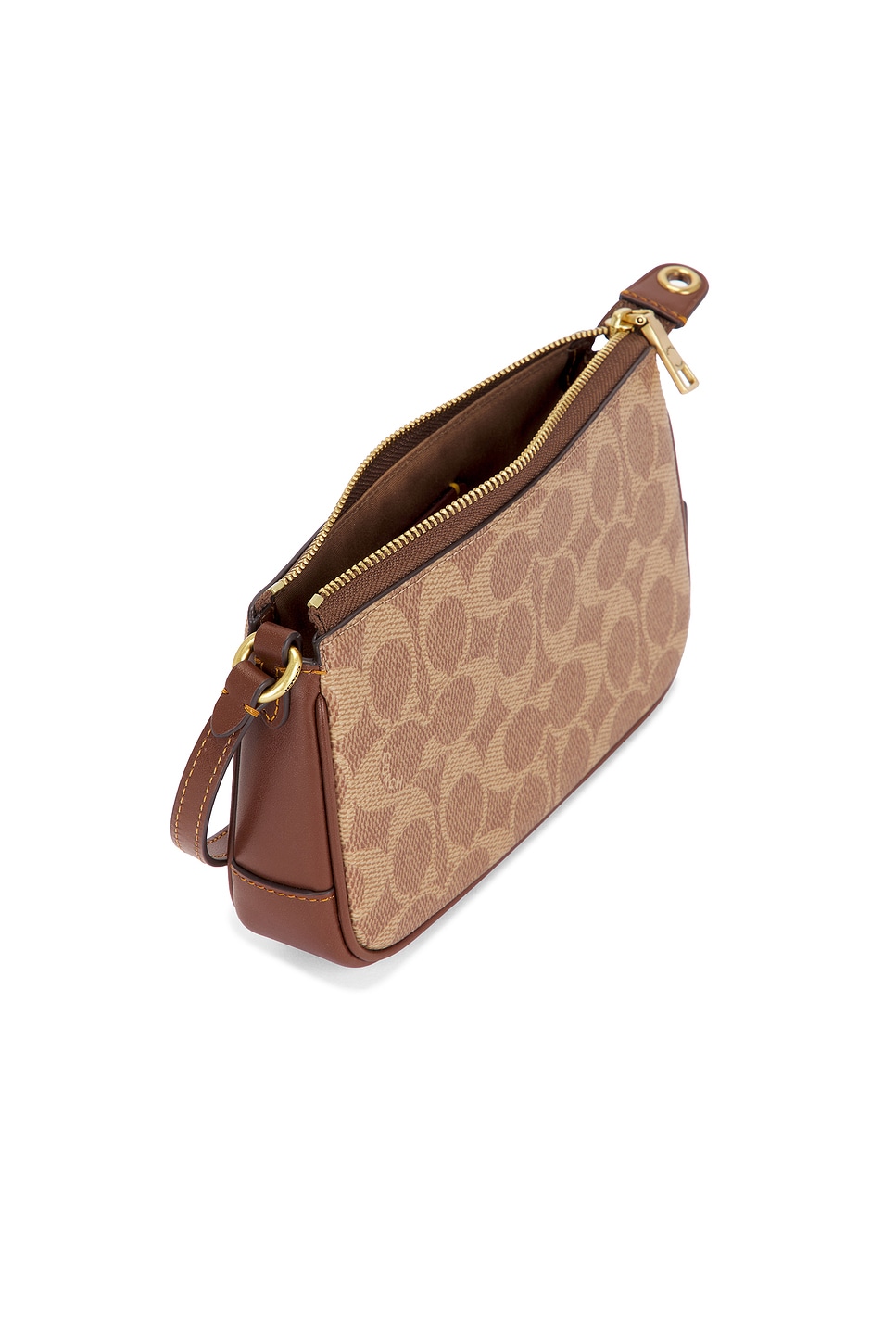 Coach Plaza 18 Shoulder Bag in Tan & Brown | REVOLVE