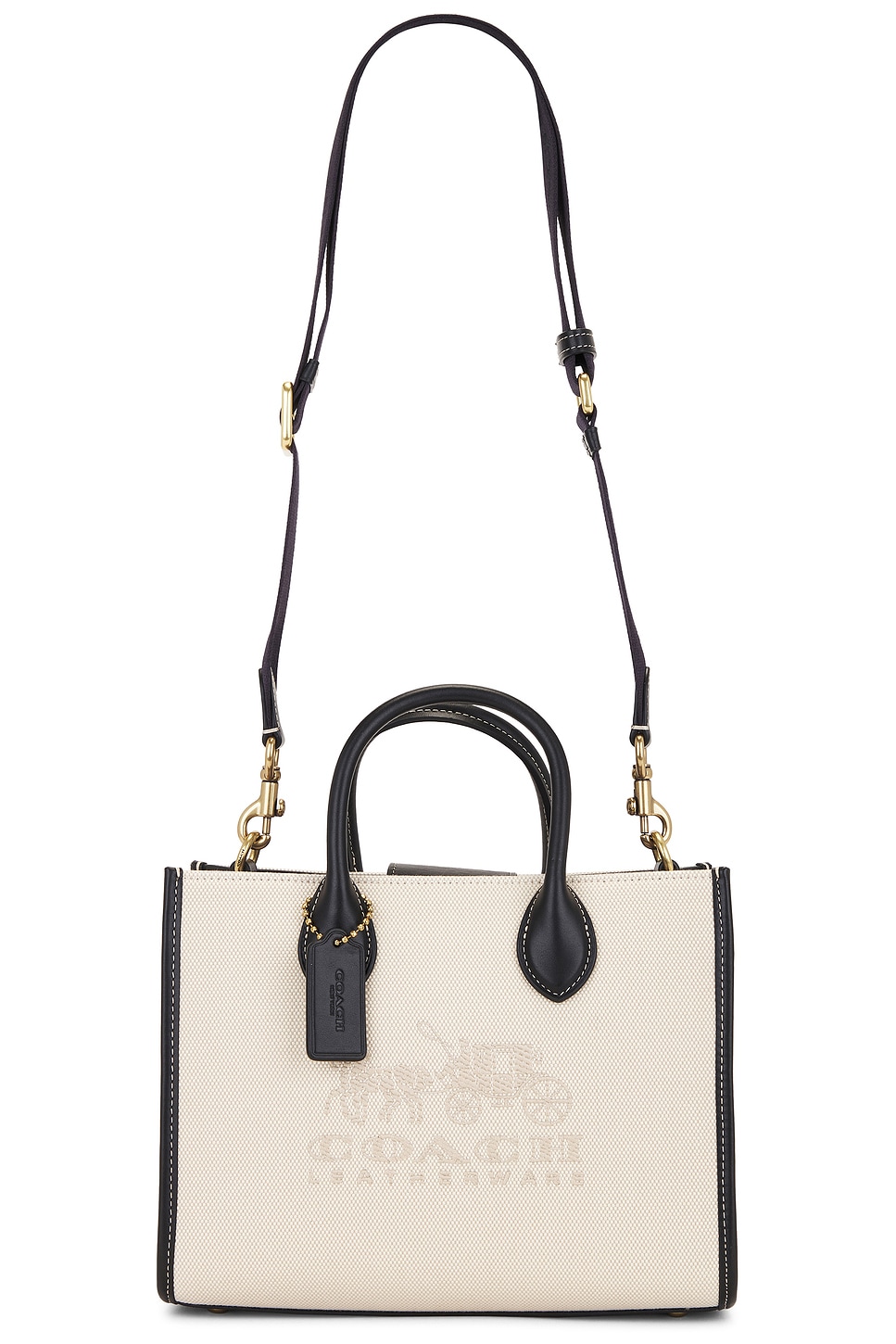 Coach canvas tote online