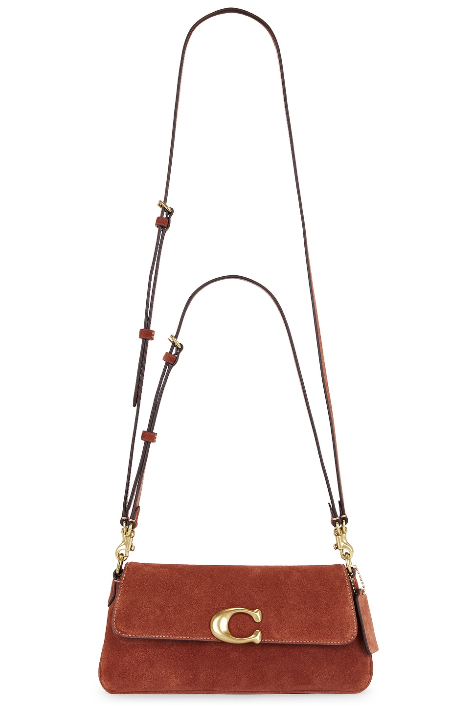Suede Jet Shoulder Bag