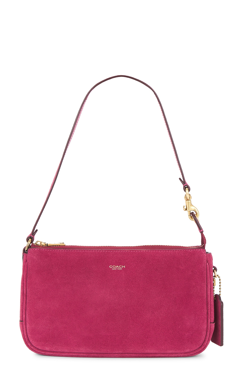 Suede Plaza Bag