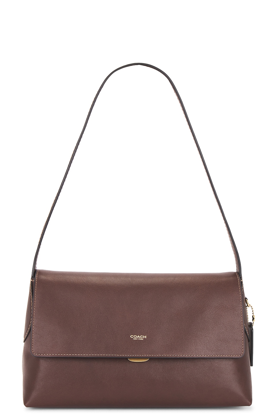 Natural Grain Leather Chelsea Shoulder Bag 30