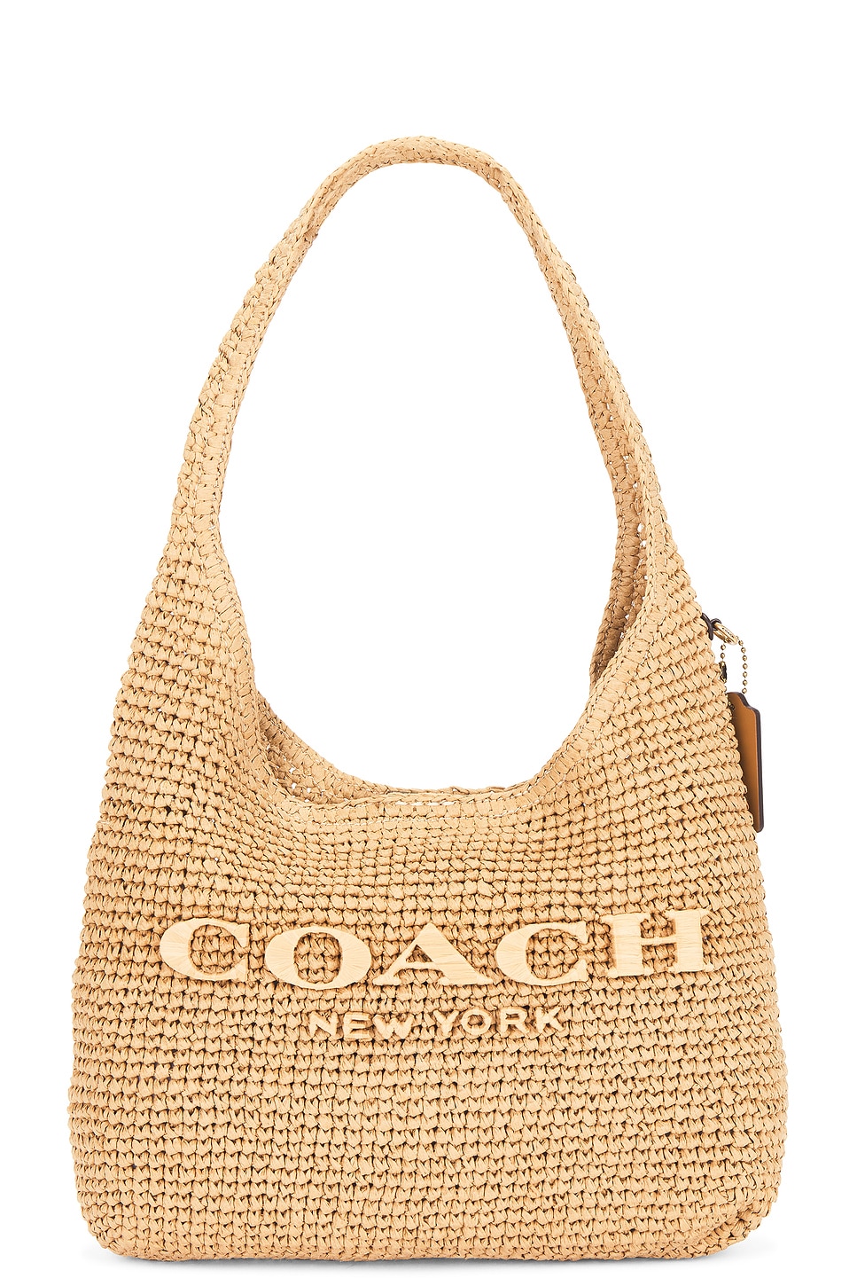 Refined Weave Straw Brooklyn Shoulder Bag 28