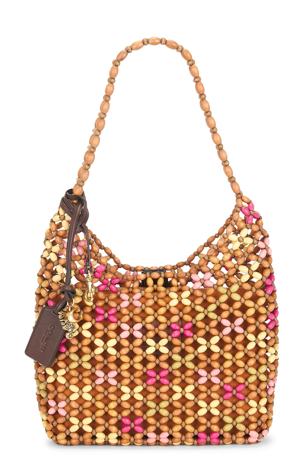 Wooden Beaded Brooklyn Shoulder Bag 28