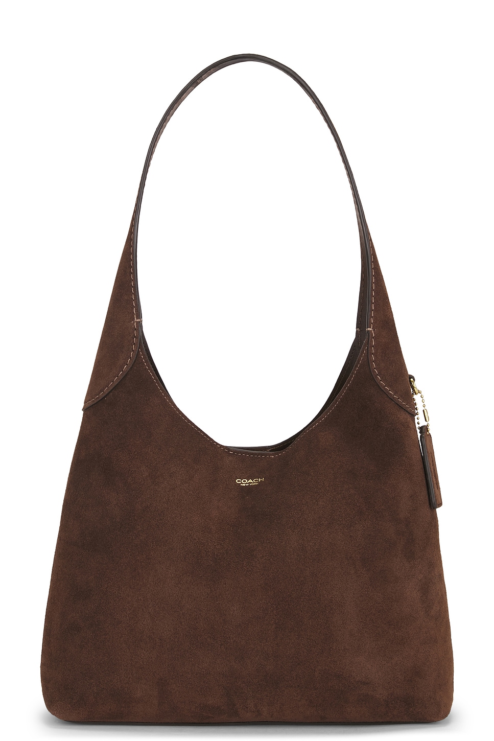 Suede Brooklyn Shoulder Bag 28