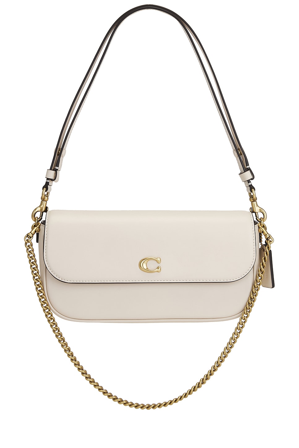 Refined Calf Leather Essential Flap Chain