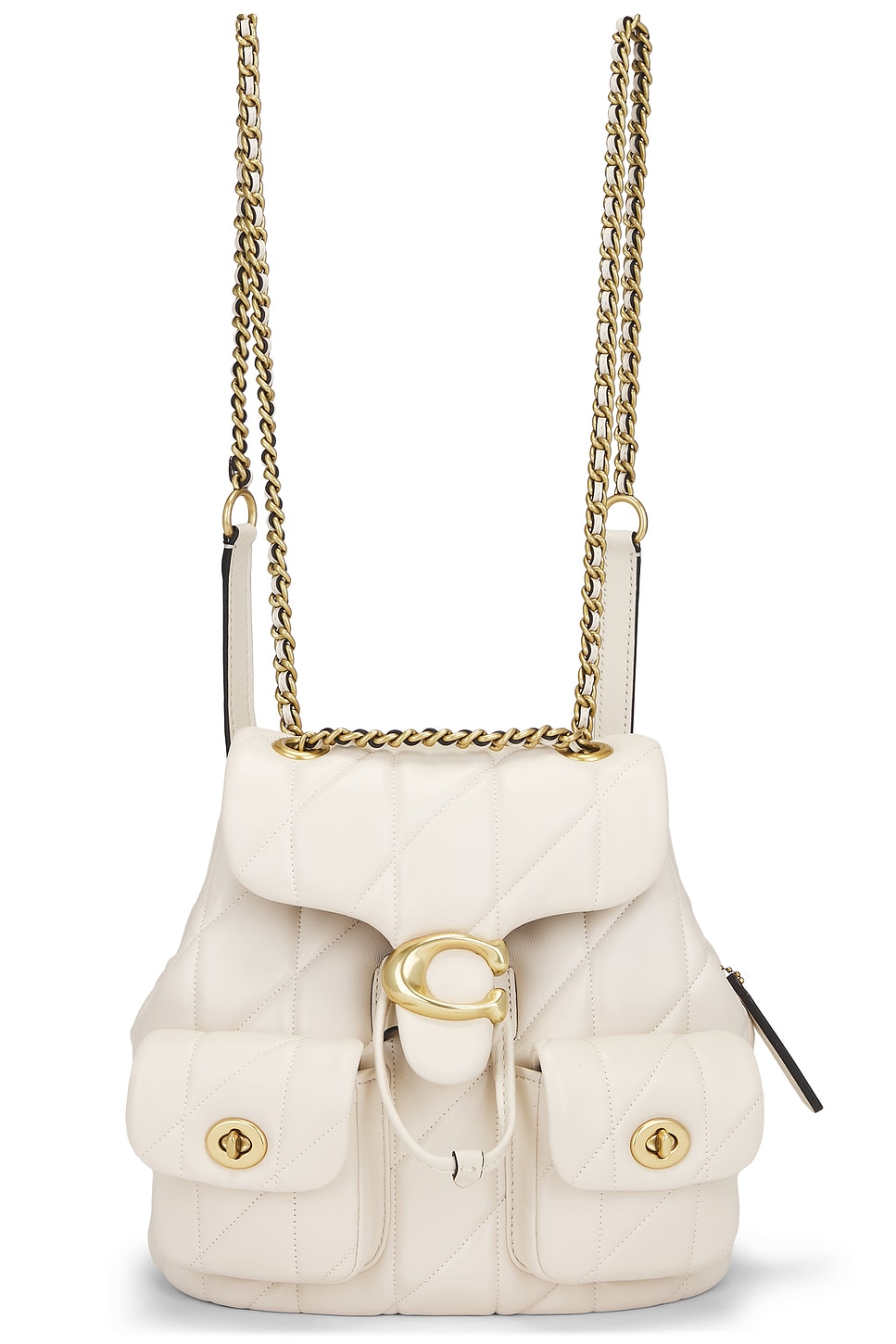 coach chain backpack COACH, Womens, Quilted Tabby Backpack, Black, One Size : Clothing, Shoes & Jewelry Refined Pebble Leather Zip Closure Fabric Lining Outside Zip Pocket Attached Split Key Ring And Dogleash Clip 3 1/4 (l) X 4 (h) X 1 1/2 (w) Style No Tabby Backpack With Quilting