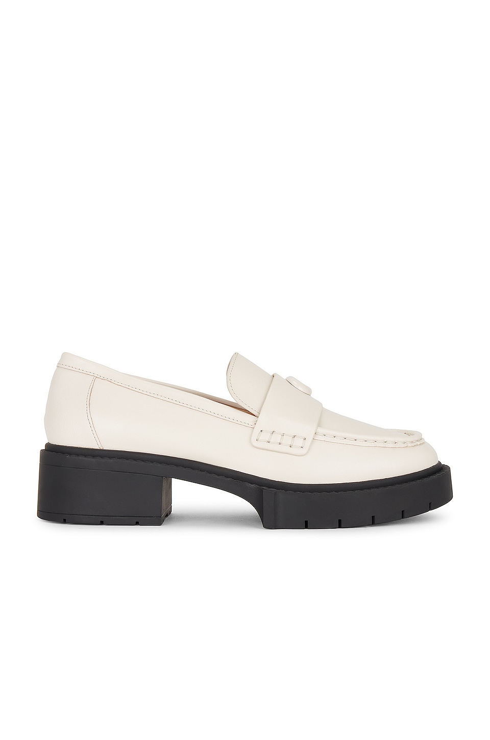 Coach Leah Loafer in Chalk | REVOLVE