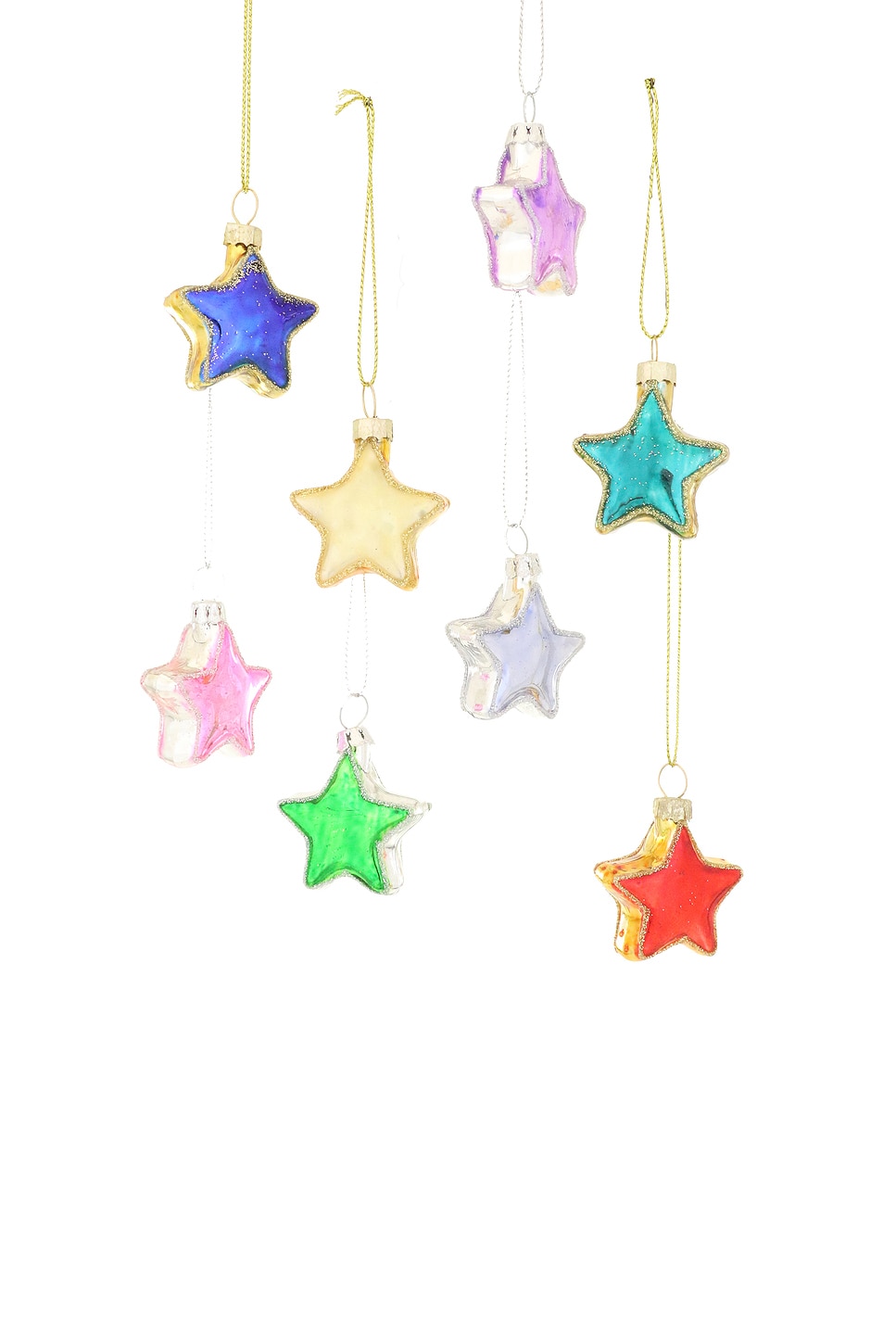 Cody Foster & Co Festive Stars Ornament Set Of 8 | REVOLVE