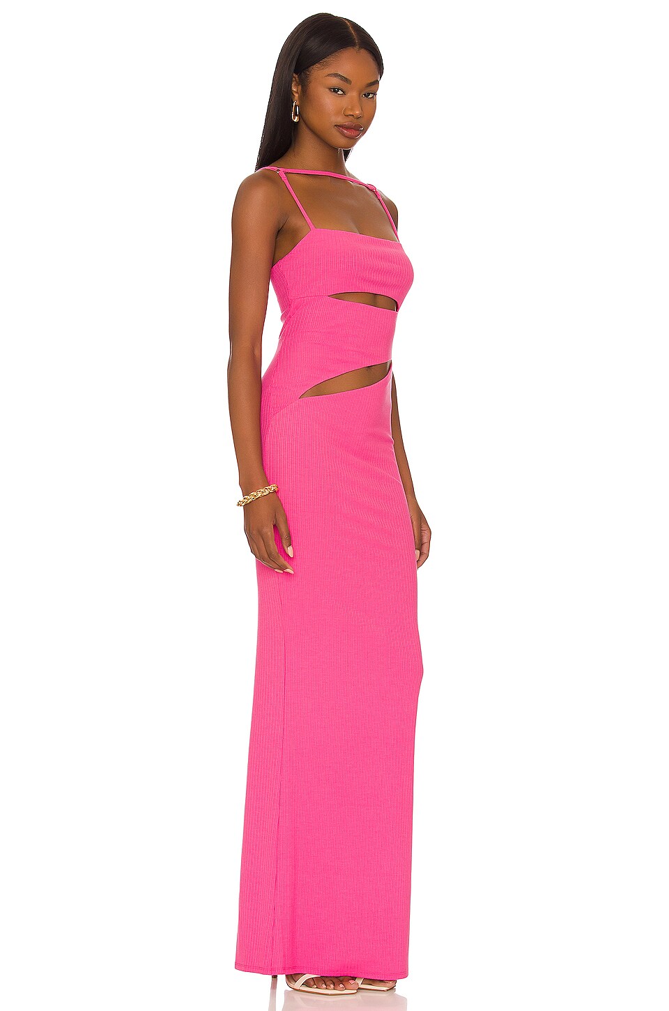 Camila Coelho Hayley Maxi Dress in Hot Pink