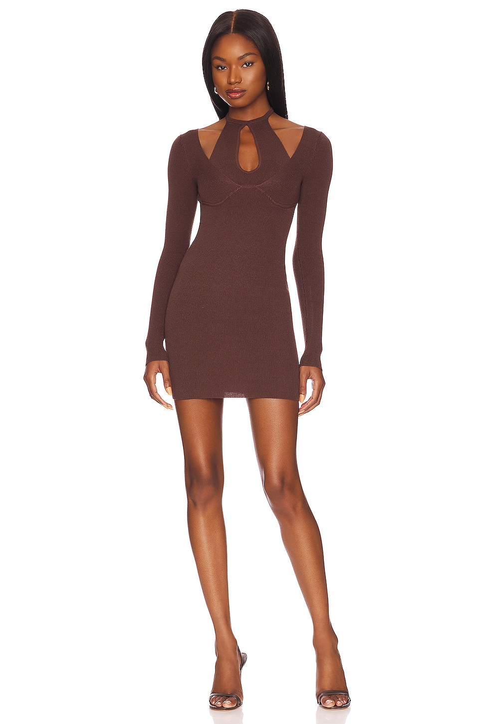 The Clio Dress in Bitter Cocoa