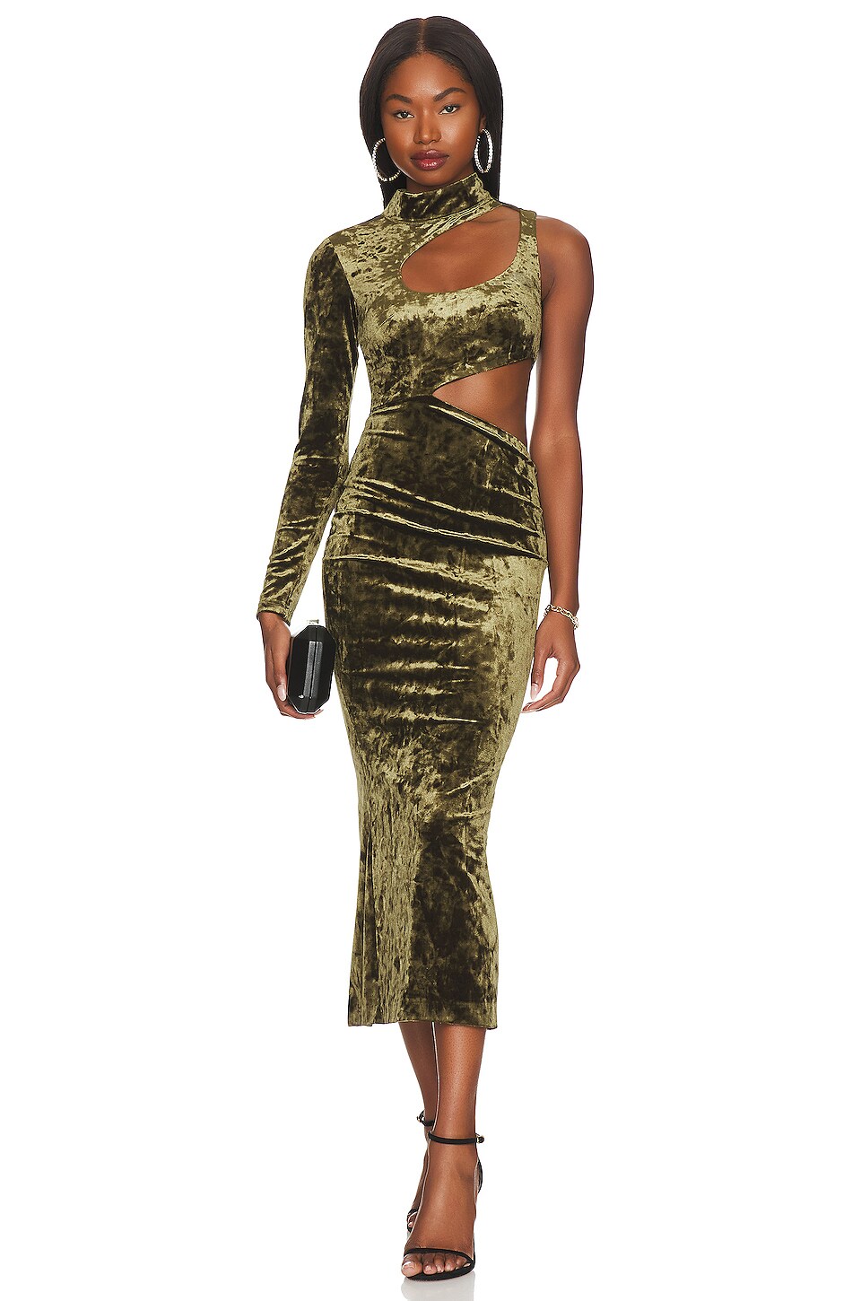 Camila Coelho Arabella Midi Dress in Olive Green | REVOLVE