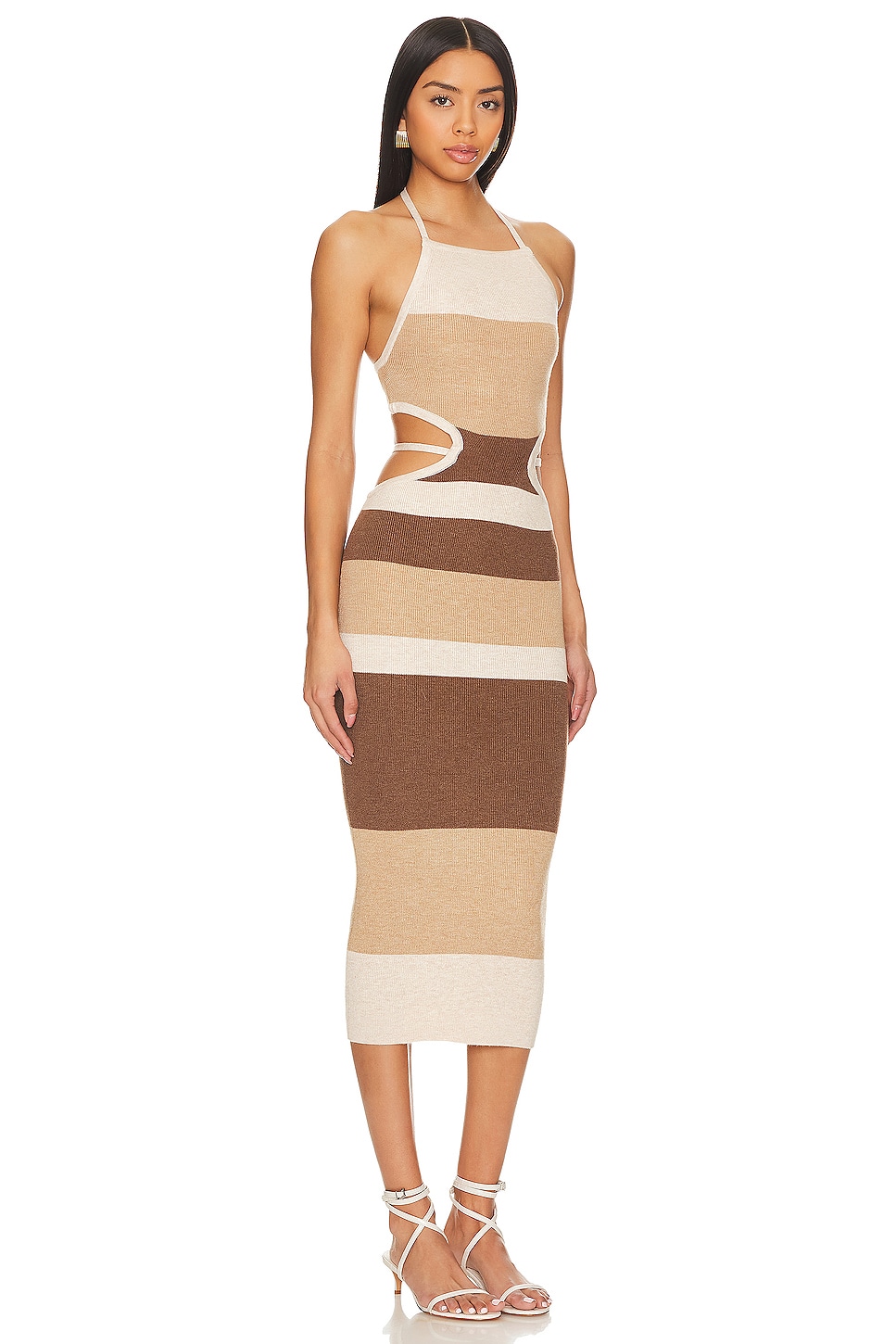 Emlyn Stripe Knit Dress - Thumbnail 2
