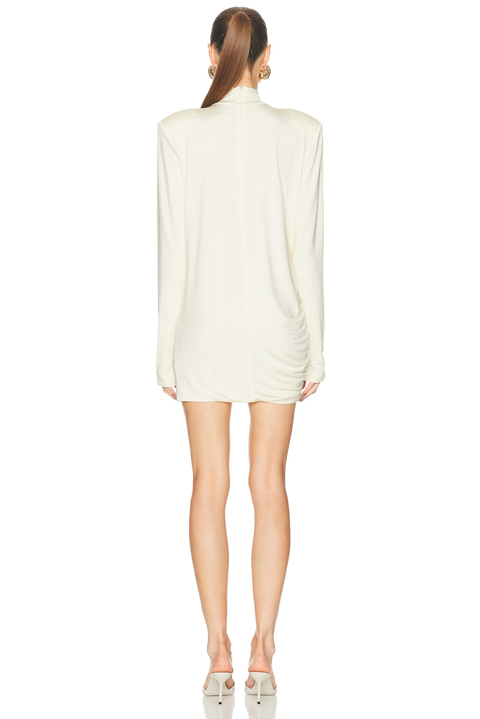 mini ivory camilla dress Camilla White Fringed Knit Mini Dress XS