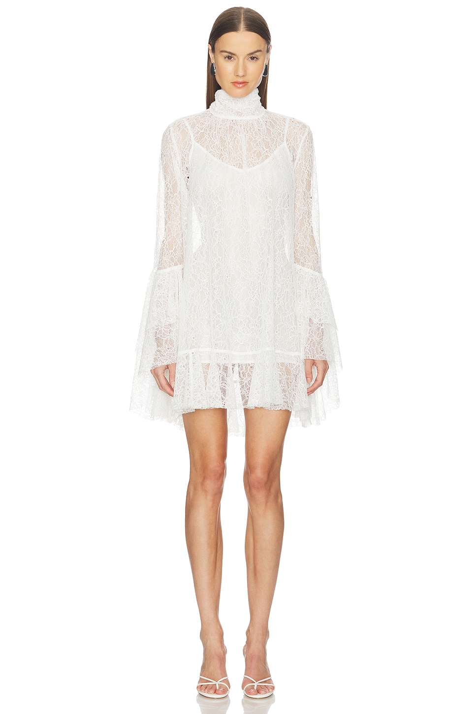 Camila Coelho Norma Mini Dress in Ivory | REVOLVE