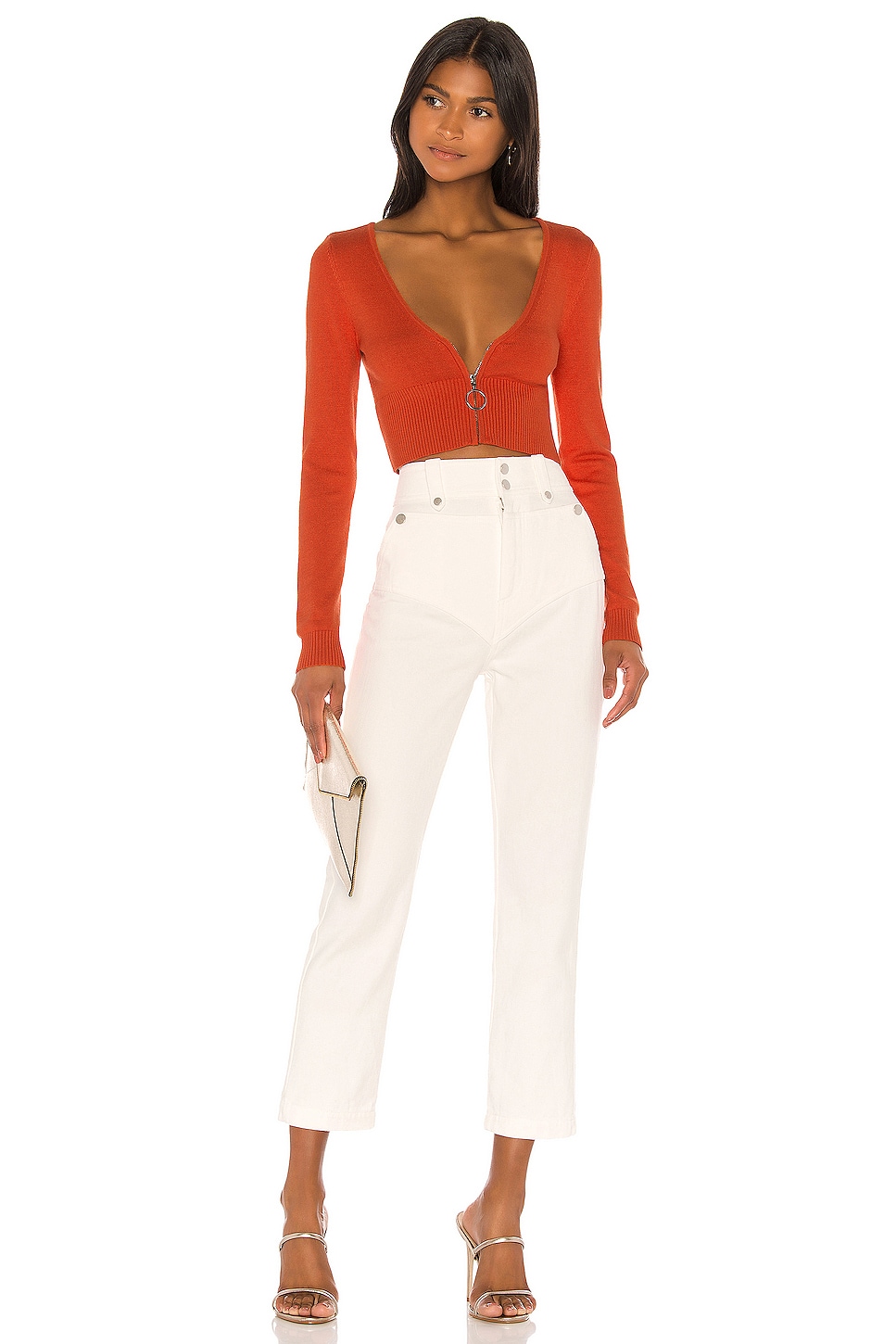 Caryn Zip Up Sweater