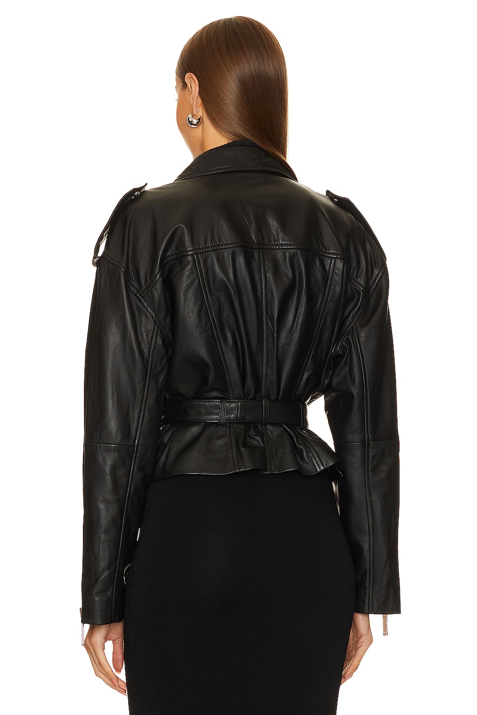 Ambrosia Leather Moto Jacket - Thumbnail 3