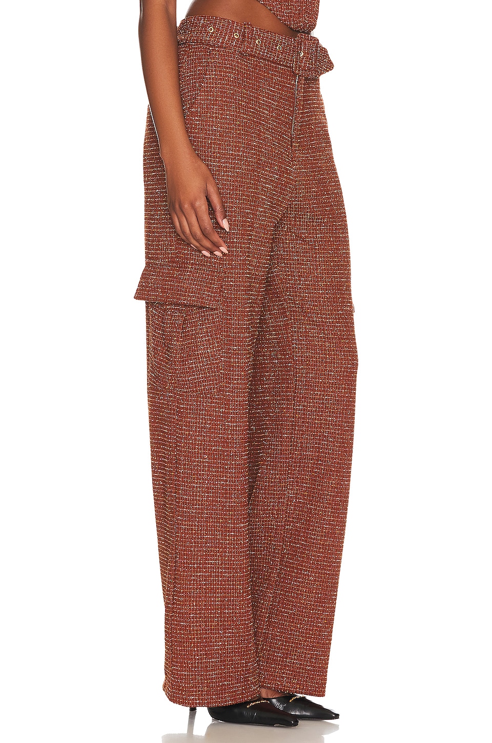 Camila Coelho Tamsin Cargo Pants in Terracotta