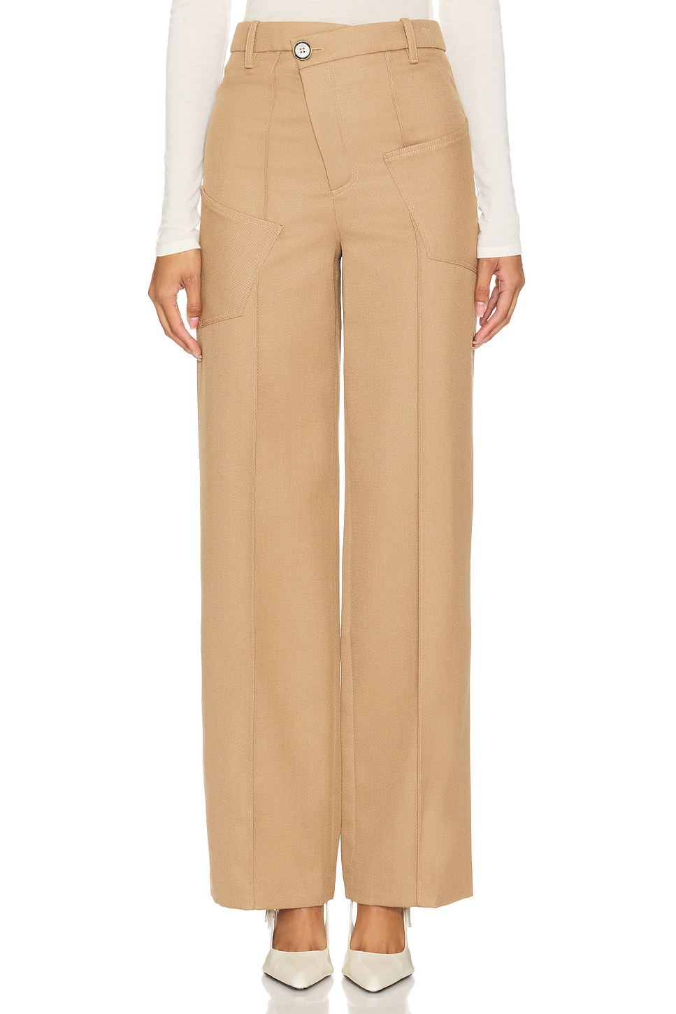 Camila Pant in Camel Camila Pant in Camel