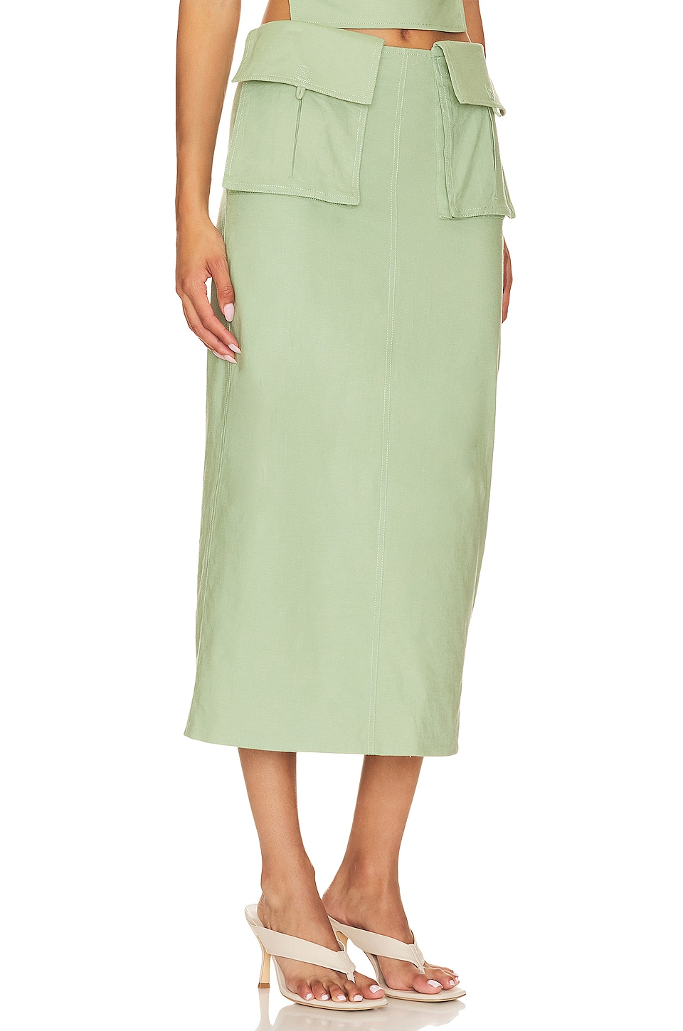 Rousseau Midi Skirt - Thumbnail 2