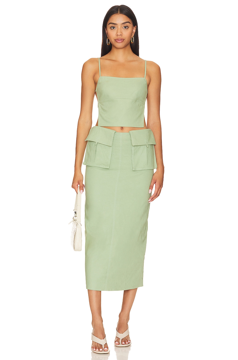 Rousseau Midi Skirt - Thumbnail 4