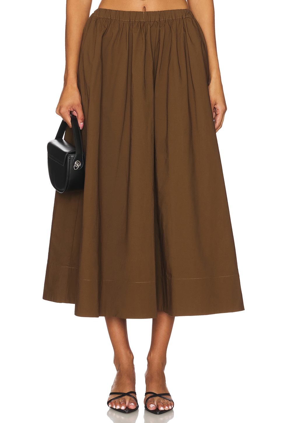 Camila Coelho Gurina Skirt in Dark Brown | REVOLVE