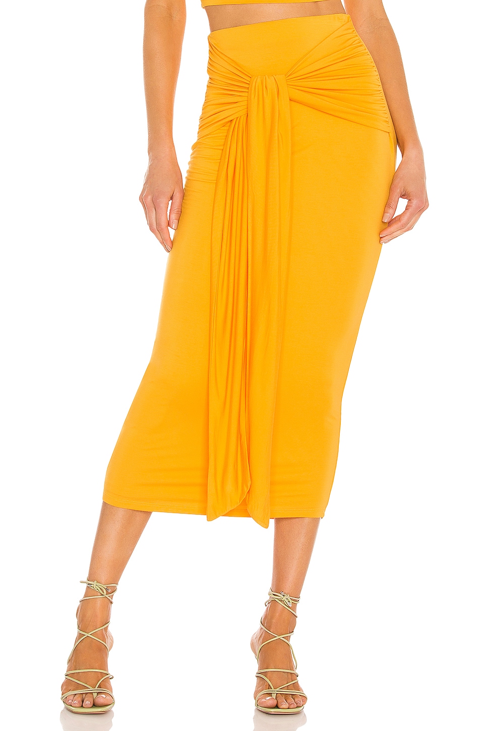 Camila Coelho Pixie Skirt Tangerine Orange