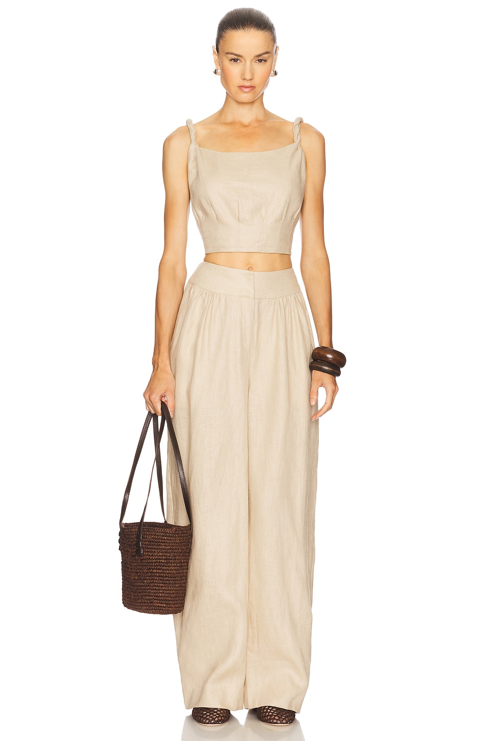 Camila Coelho Harlow Linen Top