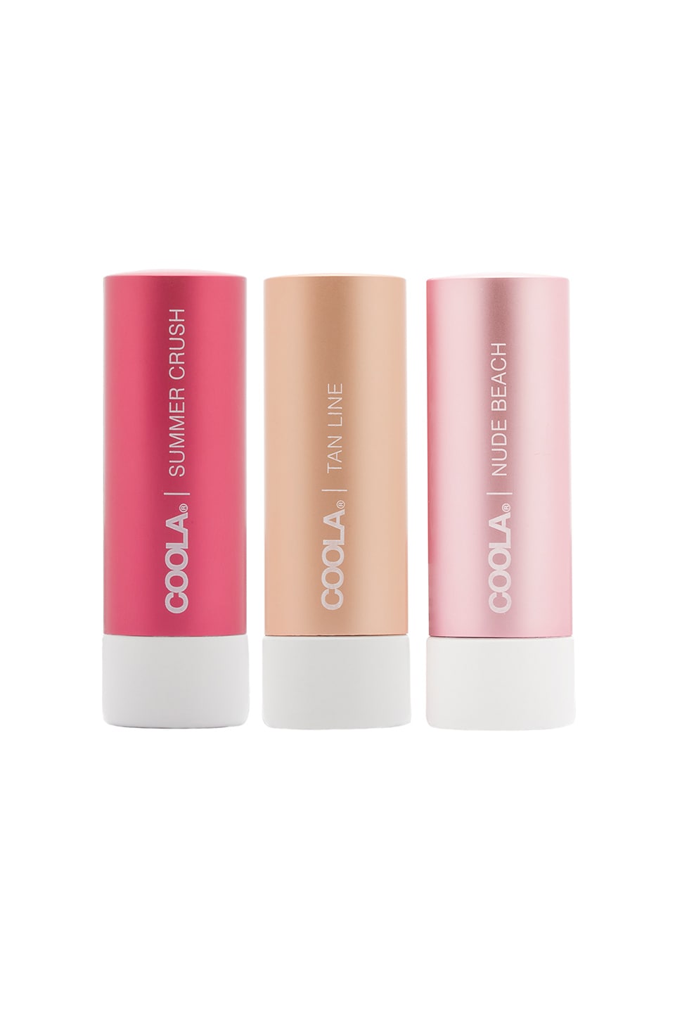 COOLA COOLA BEAUTY AND THE BEACH TINTED MINERAL LIPLUX TRIO IN BEAUTY: NA.,COLX-WU53