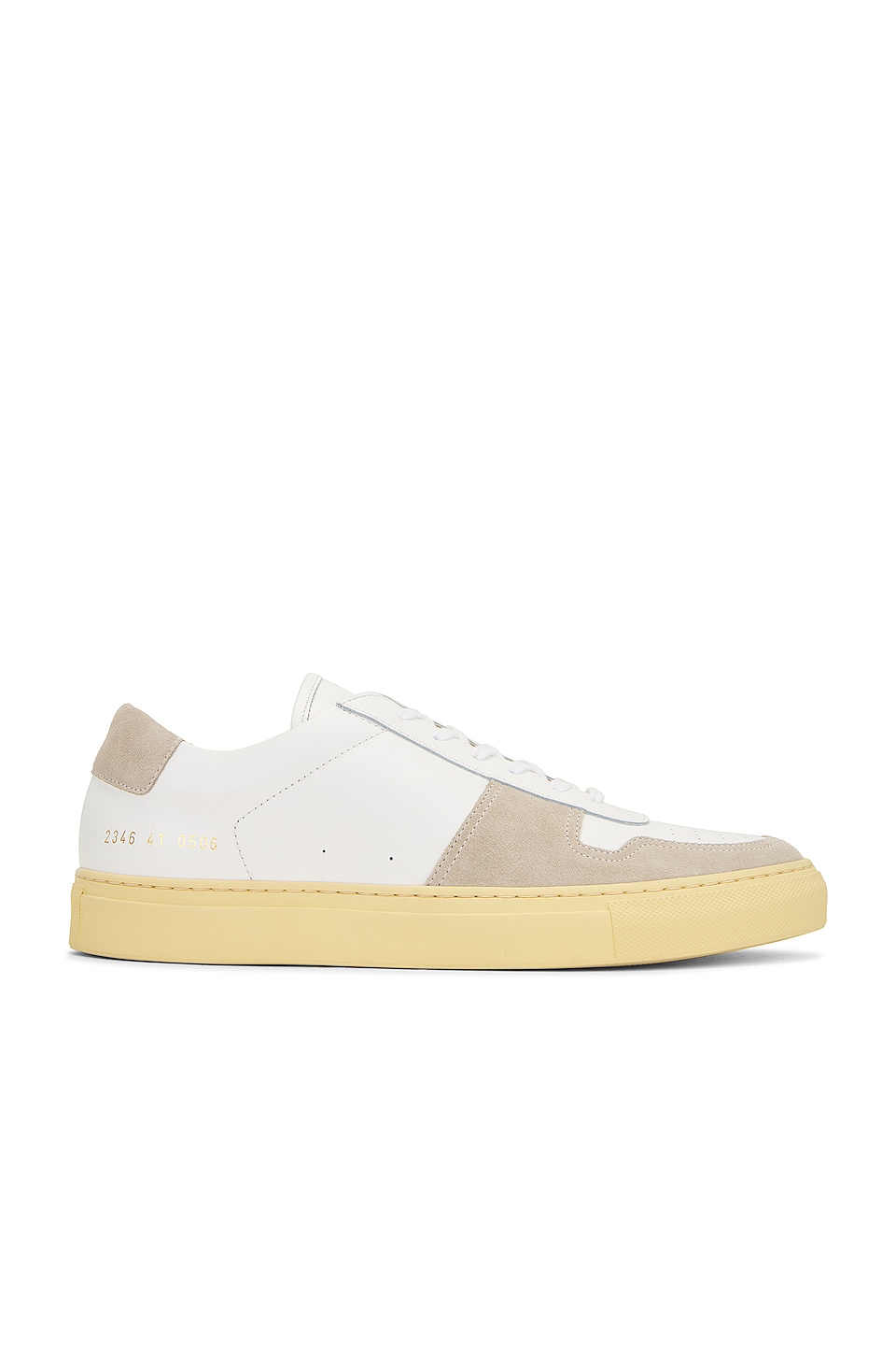 Common Projects BBall Low Multi Material in White