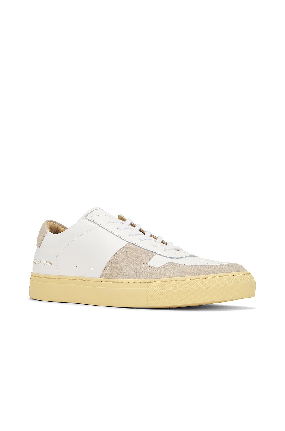 Common Projects BBall Low Multi Material in White