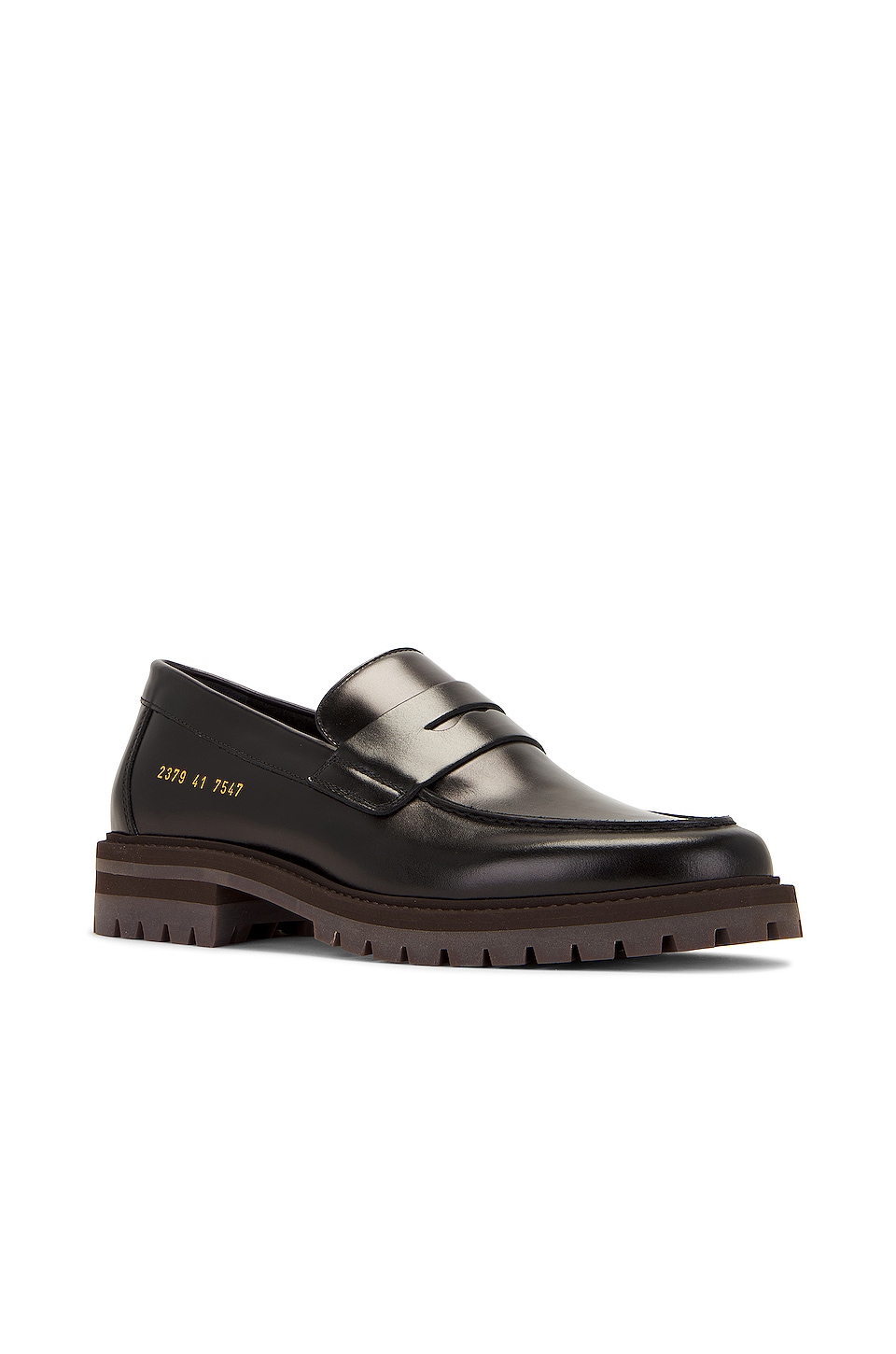 Common Projects Loafer with Lug Sole in Black