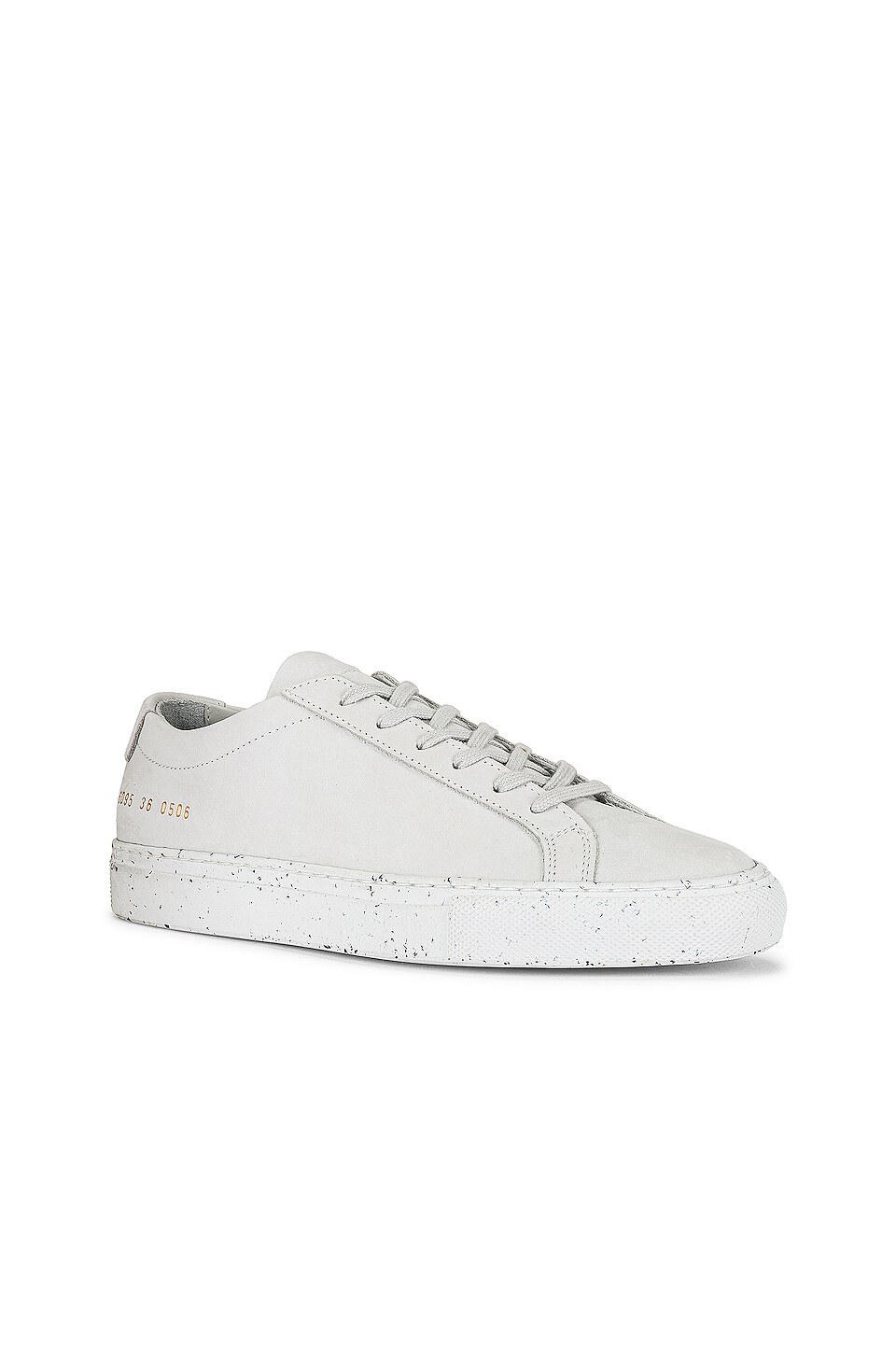 Common Projects Achilles Nubuck Confetti Sneaker in White