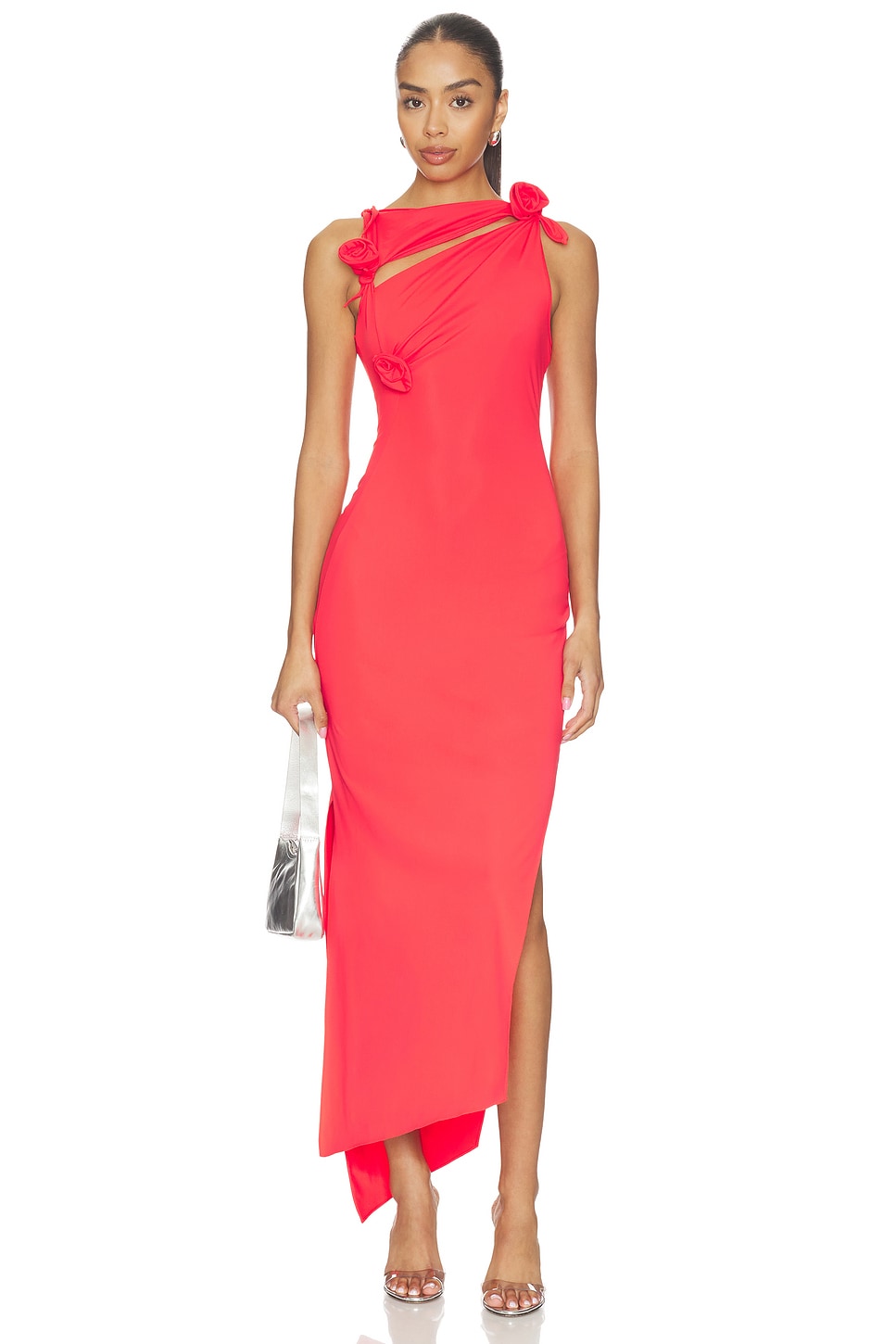 coperni red dress Coperni Adjustable Knit Dress