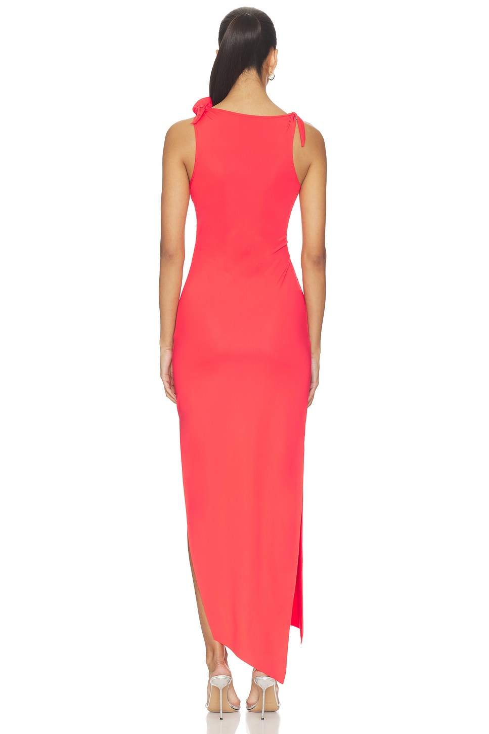 red coperni dress Ruffle Dress