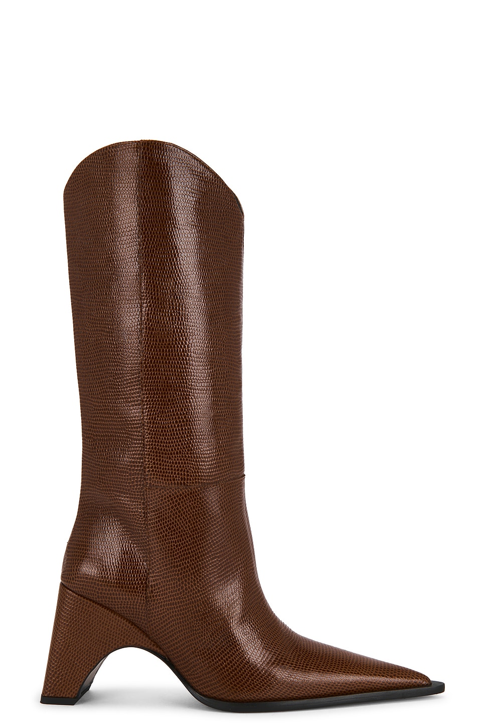 Coperni Lizard Print Cowboy Bridge Boot
