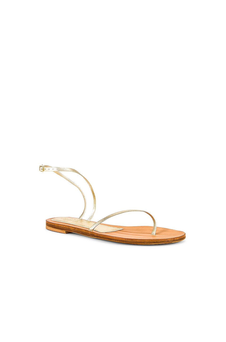 CoRNETTI Goloritze Sandal in Laminate Gold