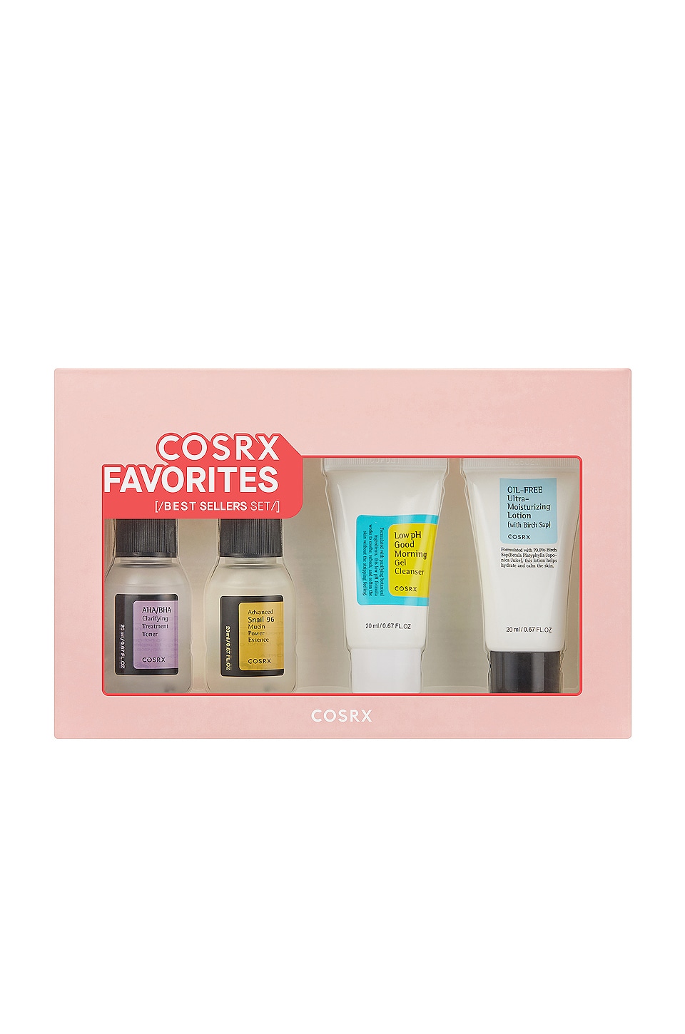 COSRX LOT DE SOINS DE LA PEAU FAVORITES