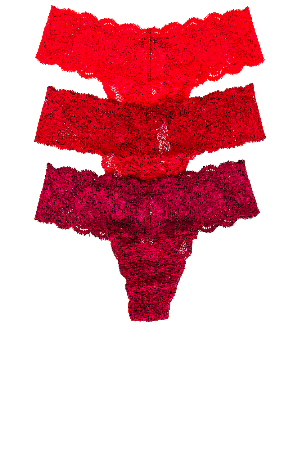 Cosabella Cutie 3 Pack Underwear in Deep Ruby, Mystic Red & Rossetto ...