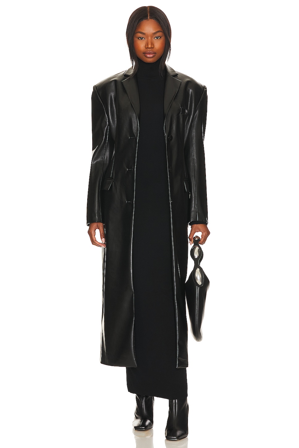 Verona Turtleneck Maxi Dress - Thumbnail 4