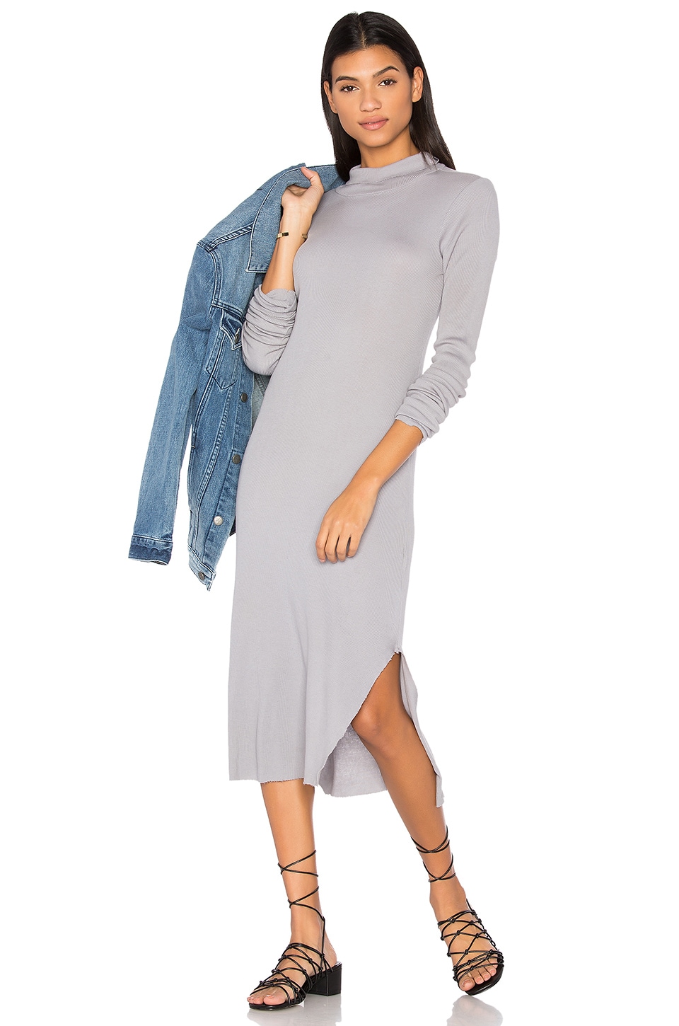 COTTON CITIZEN The Melbourne Midi Dress in Grey REVOLVE